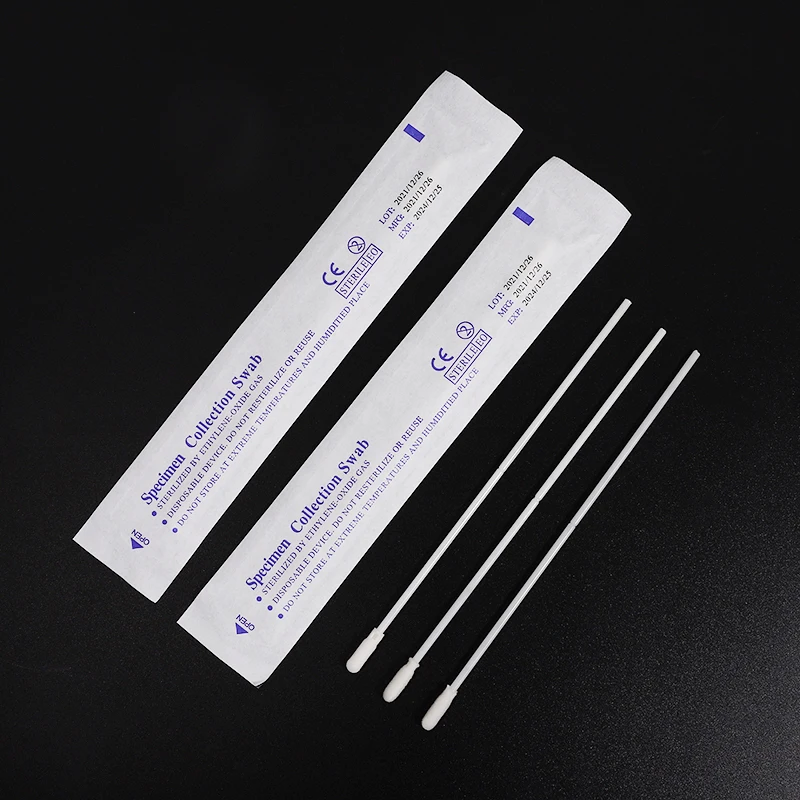 Thoart Disposable Sterile Pharyngeal Foam Sponge Swab 15cm/8cm