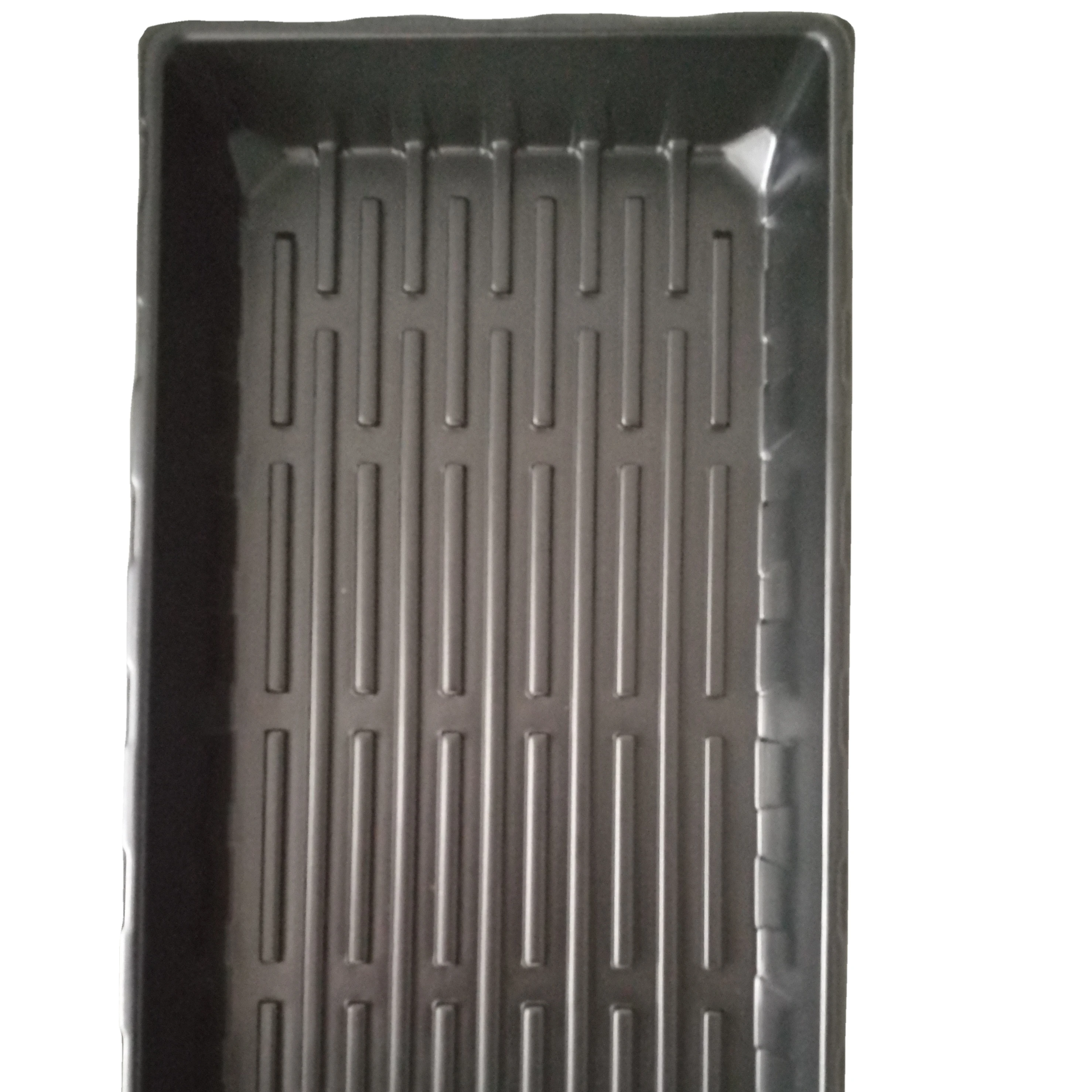 5 Pack of Durable Black Plastic Growing Trays Without Drain Holes 21" X 11"... 
