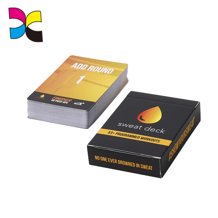 Стандартный размер пользовательский собственный дизайн игровые карты и коробка пользовательская печать