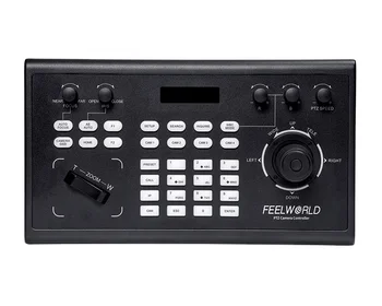 FEELWORLD KBC10 PTZ Camera Controller with Joystick OEM Factory Direct Supply for Live Streaming Church Monitoring