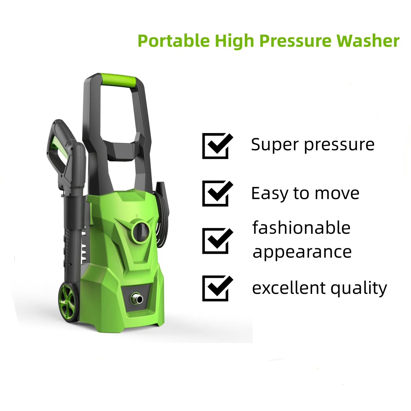 Small Mobile Outdoor High Power Car Washing Machine Electric Water Gun