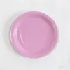 7 inch paper plate*10 pcs*Light pink