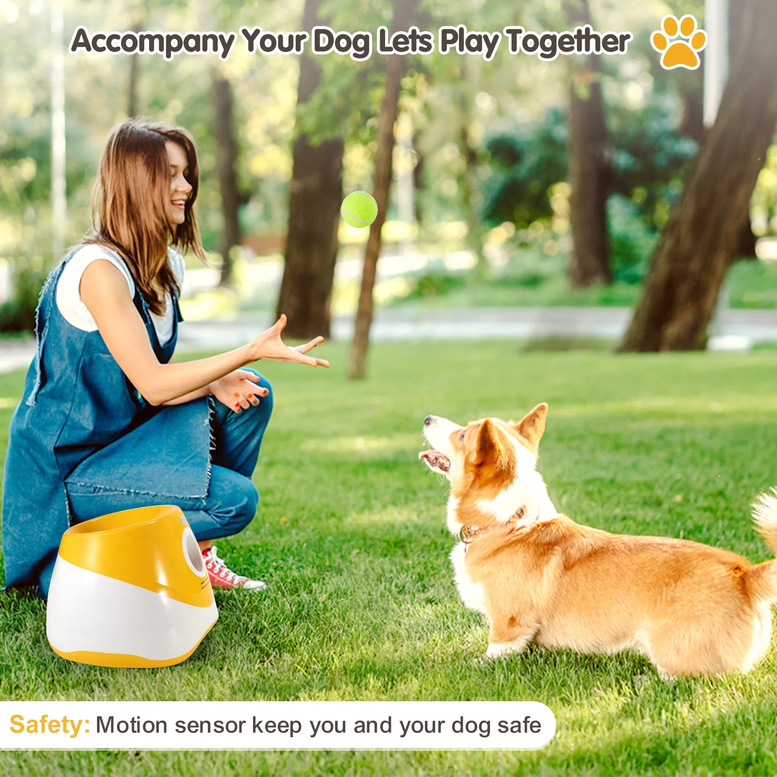 Wholesale Smart Automatic Dog Ball Launcher Thrower Machine Pet Dog
