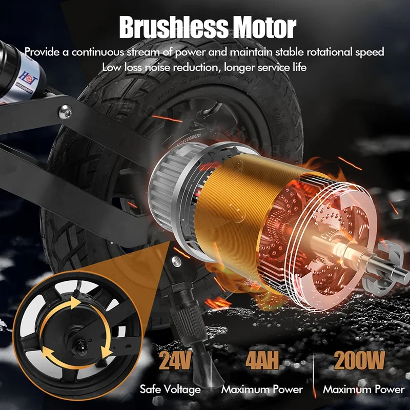 Eu Stock Stio Children Electric Bike 200w Power 25km/h Speed 24v 4ah