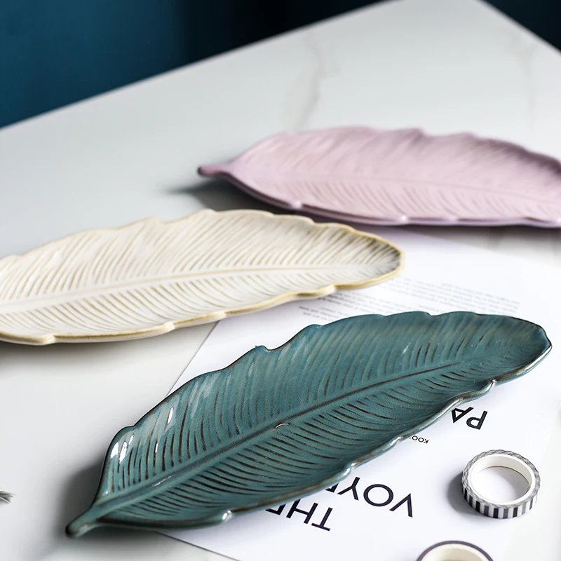 Japanese Style Leaf Shape Sushi Plates Sushi Ceramic Plate Dish Buy