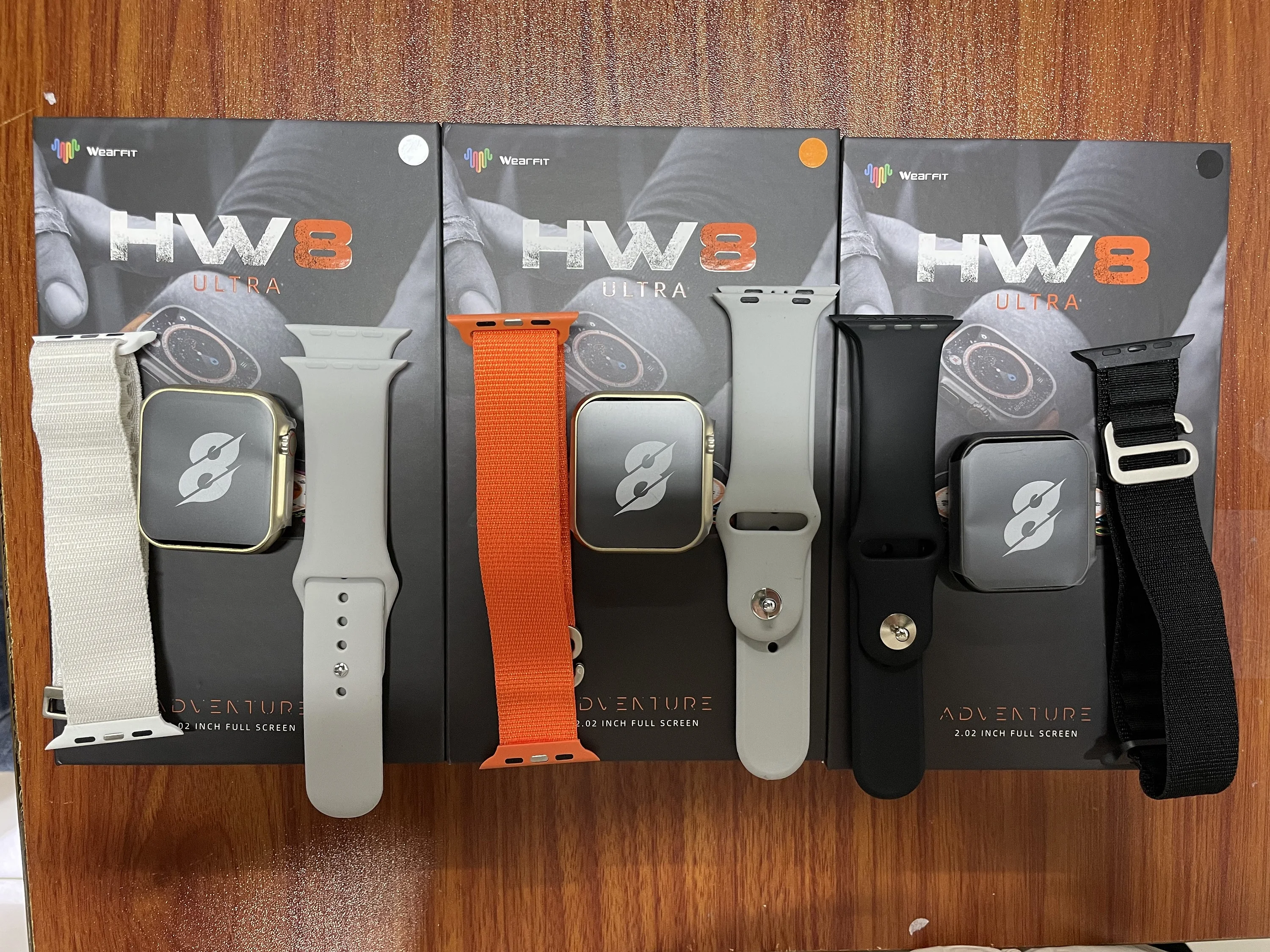 New HK9 PRO Smart Watch Series 8 2.02 AMOLED Infinite Screen Compass Heart  Rate NFC 500+dials Pedometer Women Men Sports Watch