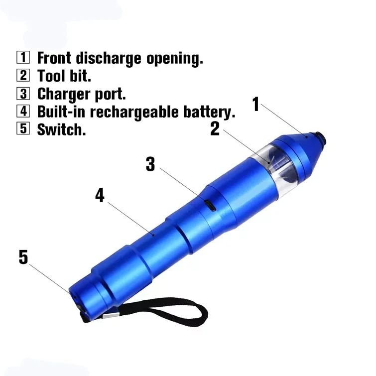 Electric Automatic Herb Grinder Pen Cone Grinder Usb Charging Metal