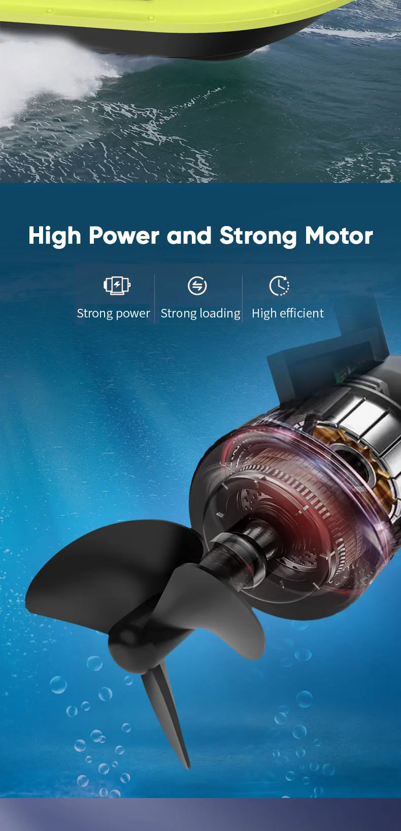 Factory D18b 16 Anchor Points 3 Hoppers Auto Pilot Rc Electric Fishing