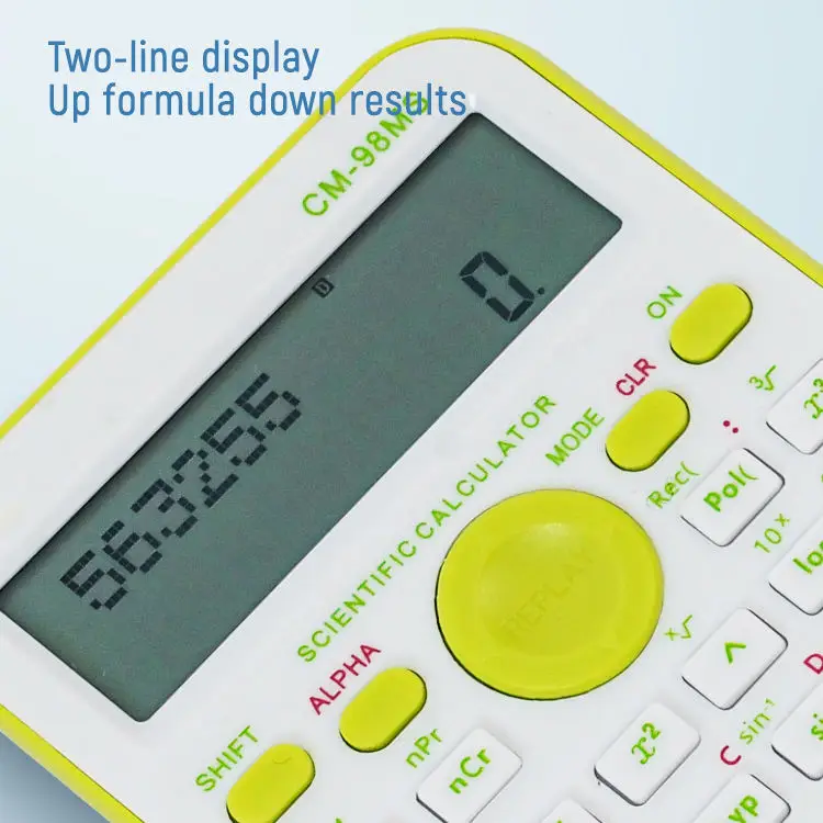 School Examination 12 Digits 240 Functions Student Calculator Electronic Advanced Mathematics Scientific Calculator