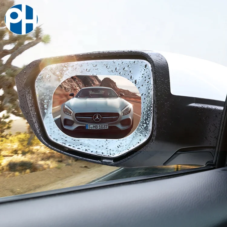 19 Hot Sell Car Mirror Rain Protective Sticker Ph Buy Transparent Mirror Sticker Product On Alibaba Com