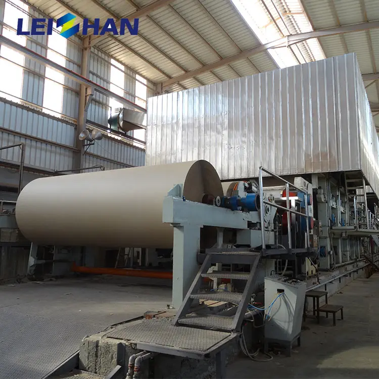 Paper Mill Machine Jumbo Roll Cardboard Paper Manufacturing Plant Corrugated Paper Making Machine Price