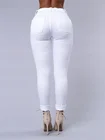 X-Mier Customized Wholesale New Women Jeans Denim Strech Slim Ripped High Waist Skinny Denim Jeans For Women