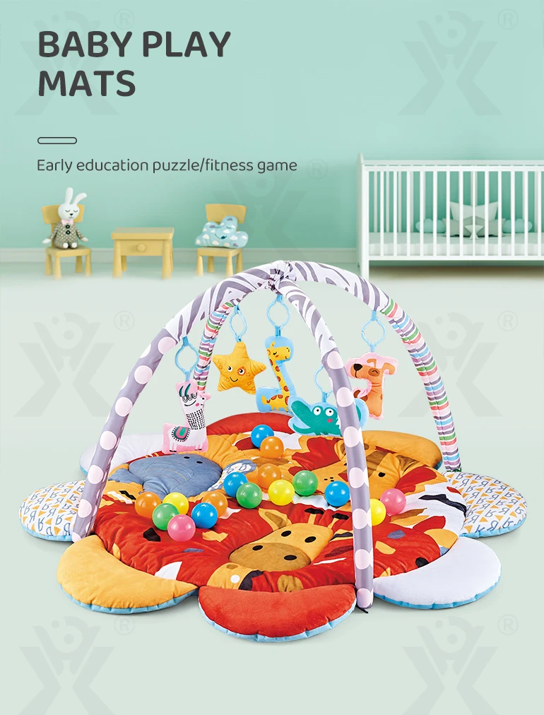 Chengji Wholesale Infant Soft Cotton Educational Playmat Toy Baby Play