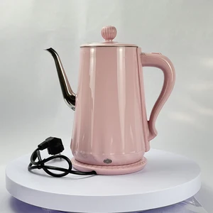 Crystal Top Bead Pulling Cover Portable Cordless Electric Kettle Rapid Boiling with Automatic Power Keep Warm Feature