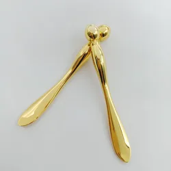 Металлическая палочка для крема для глаз, ложка для копания крема для лица с обоих концов, массажная палочка для глаз, ложка для макияжа