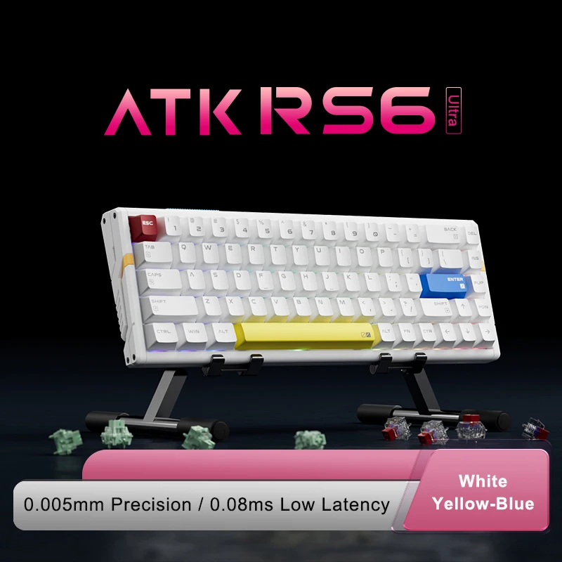 ATK RS6 Series - Ultra CNC Aluminum 8K Low Latency PBT Keycaps