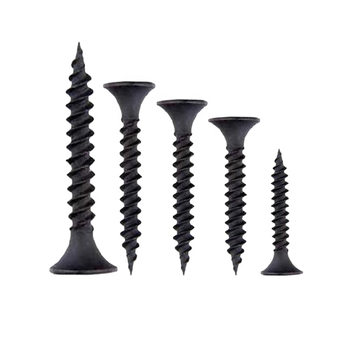 #6x1-5/8 дюймов. Phillips Bugle-Head грубая резьба острый точечный оцинкованный винт для гипсокартона деревянный 1