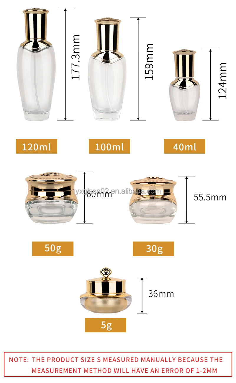 cosmetic glass bottles 5g 30g 50g 40ml 100ml 120ml glass jar with lid bottle suppliers cosmetics cream glass bottles and jars supplier