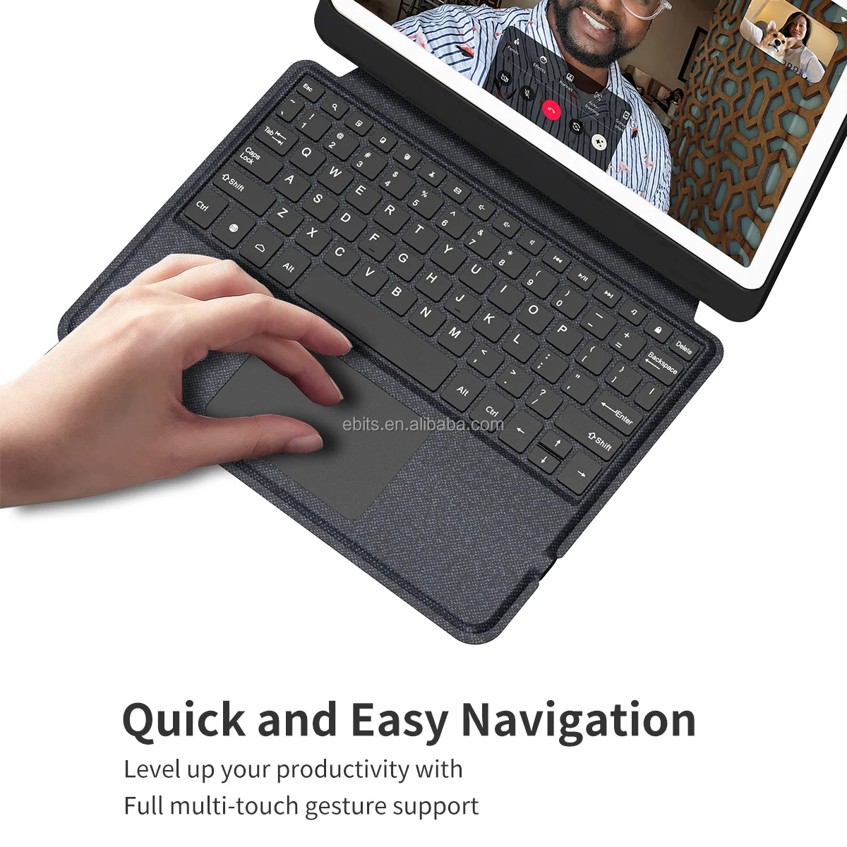 Oem Odm Teclado Smart Keyboard Covers Cases For Google Pixel Tablet 11 Inch Touchpad Keyboard