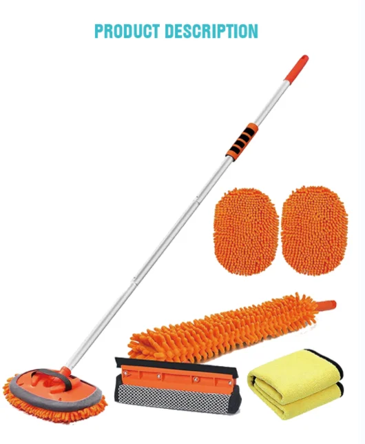 Car Care Cleaning Kit Chenille Microfiber Car Cleaning Brush Kit