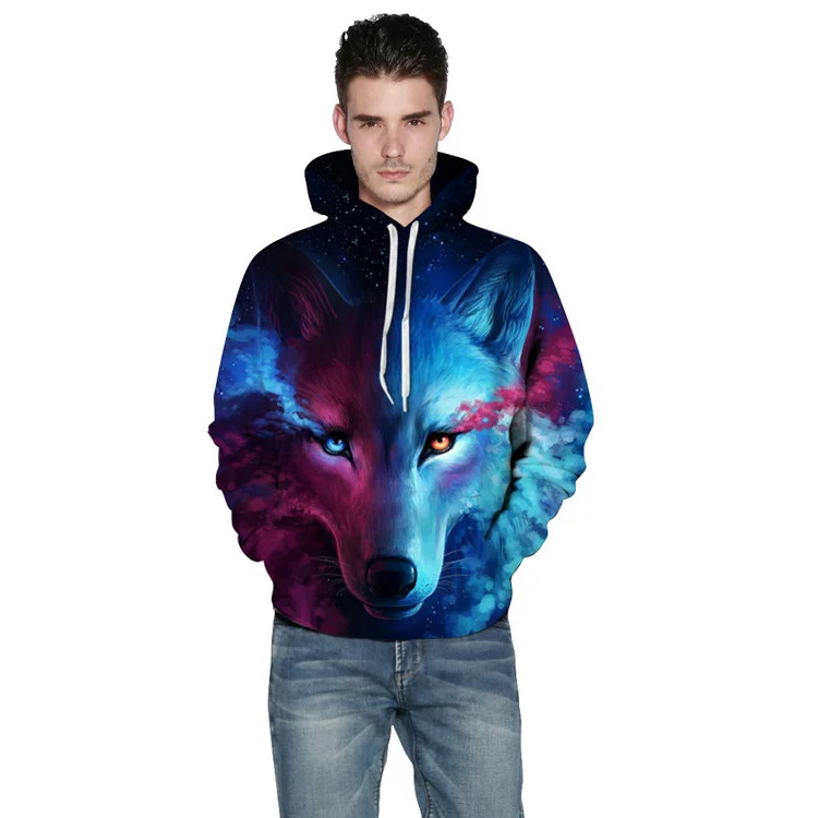 hoodie wolf 3d