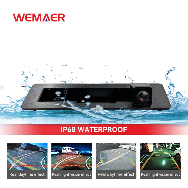 Wemaer 1080P Rear View Car Reverse Camera Waterproof AHD Parking Aid for Buick GL8 (ES FirstLand 653T) 2020 2021 2022 factory