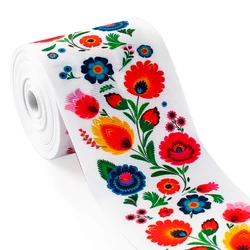 3-дюймовый Мексика цветок серии печатных ленты передачи