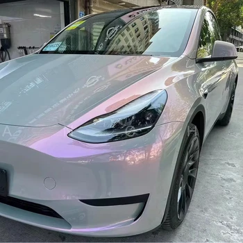 PET liner Phantom volcanic grey color self-adhesive car wrap vinyl