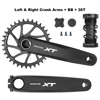 Black-Left & Right Crank Arms + BB + 38T