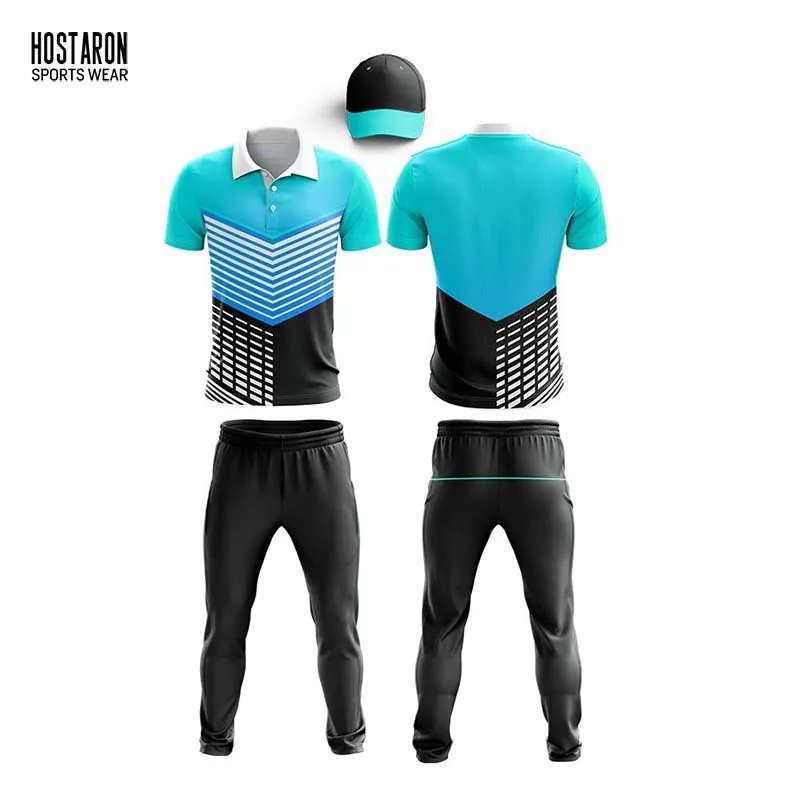 HOSTARON Comfortable Design New Design Sri Lanka Cricket Team Jersey Custom Men Cricket Team Jerseys Sublimation Cricket Wear