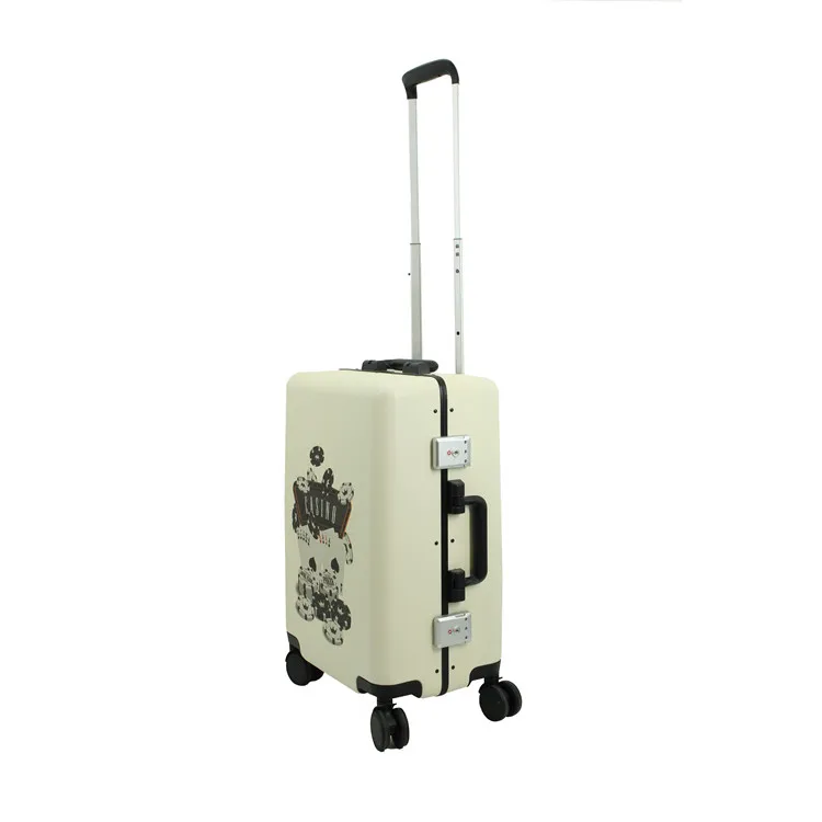 Cartoon Print Luggage Bags Supermarket Online ABS Hard Shell Suitcase 8 Spinner Travel Bags Luggage sets Trolley