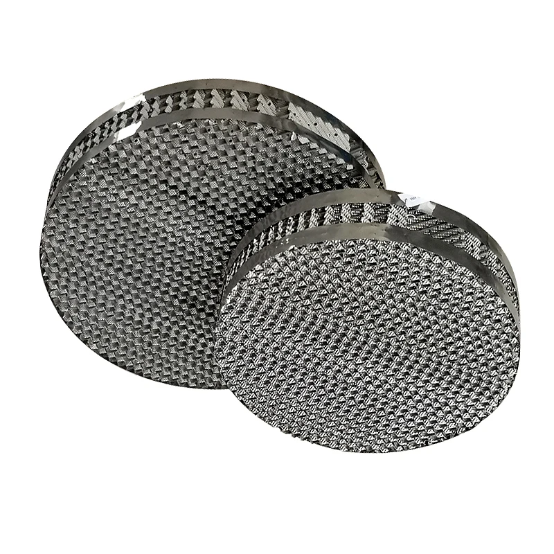 Metal Silk Screen Wire Gauze Structured Packing Metal Perforated Plate Corrugated Structured Packing for Distillation Column