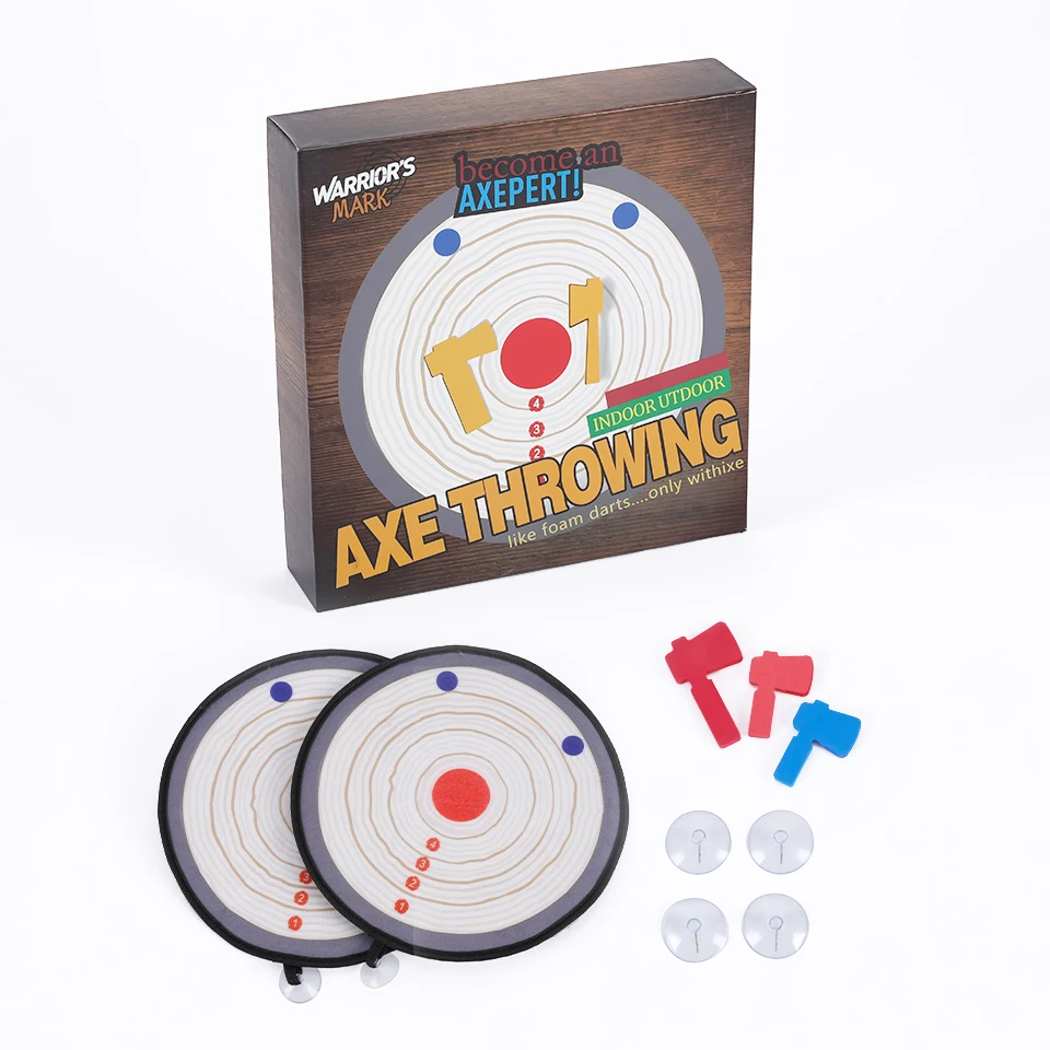 Top Quality Recycled Custom Mini Children Axe Throwing Board Game Safe Family Target Game with Foam Axes manufacture