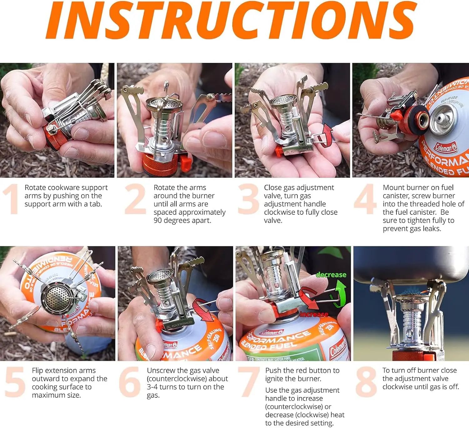 Portable Camping Stove, Hiking Stove, Pocket Stove, Mini Camp Stove, Compact Wind Resistant Camping Stove for Backpacking details