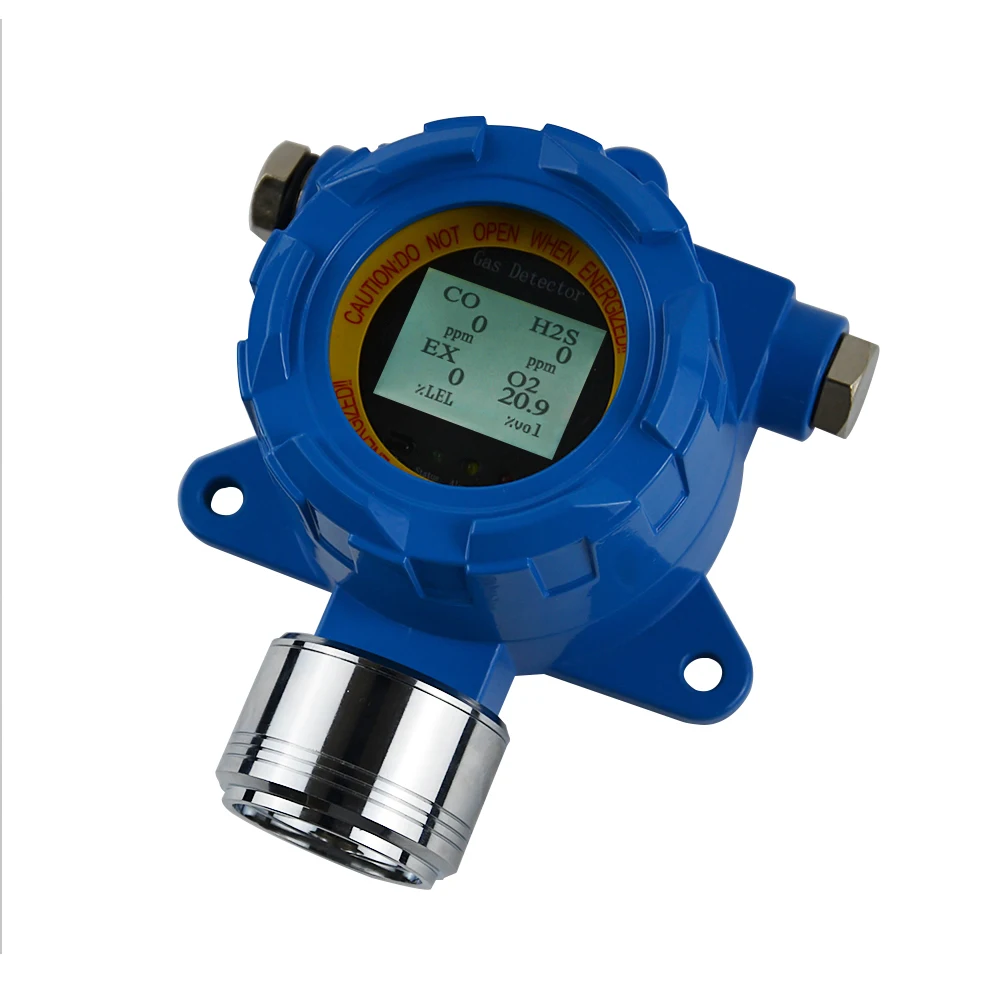 Atex Explosion Proof Fixed Multi Gas Detector Co2 H2s Sensor RS485 Modbus Output