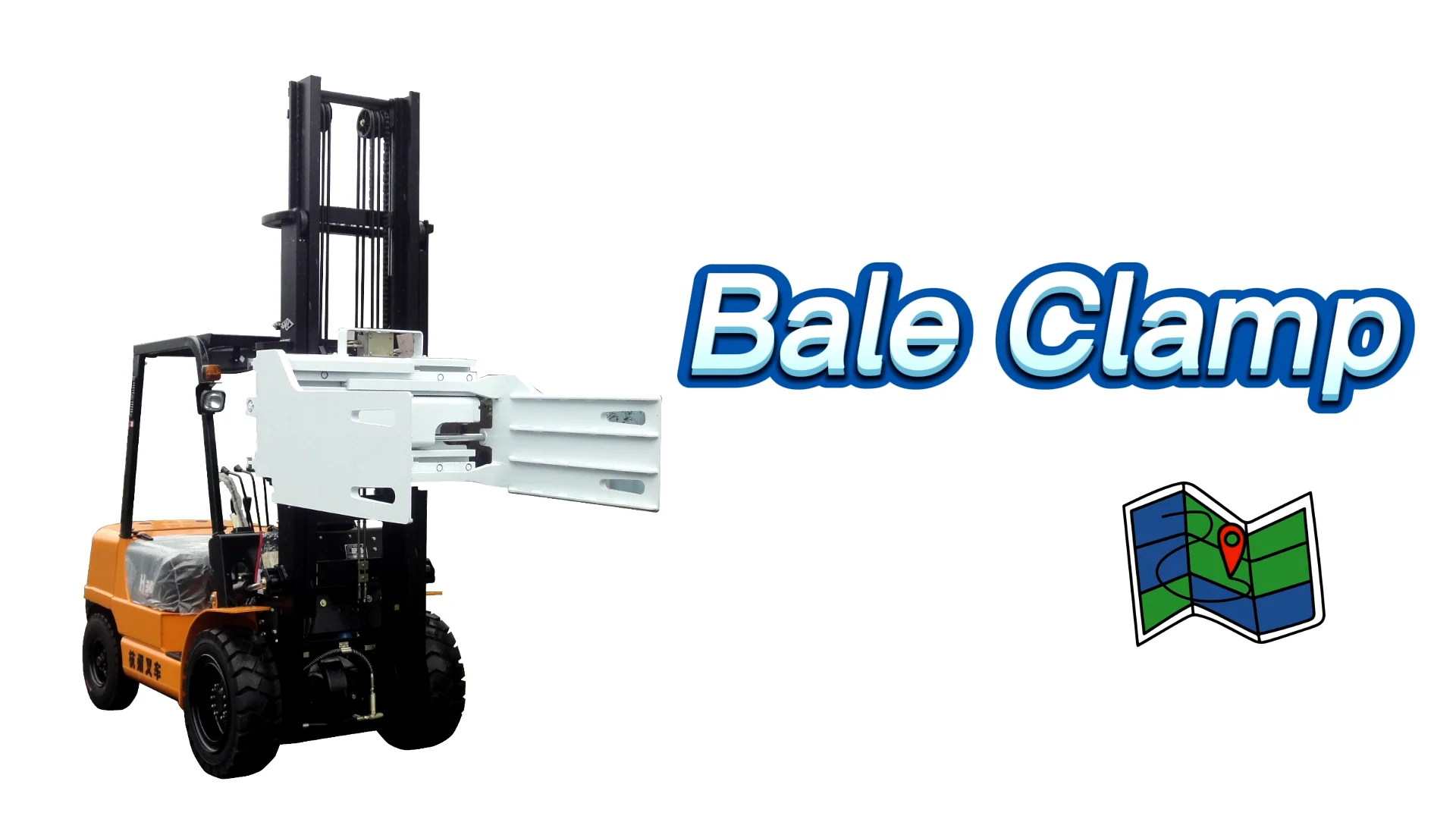 Xmvastie Forklift Attachment Bale Clamp Cotton Bale Clamp With Forklift ...