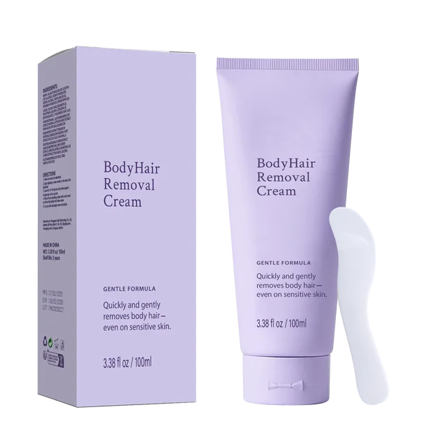 Body Hair Removal Cream with Spatula Applicator