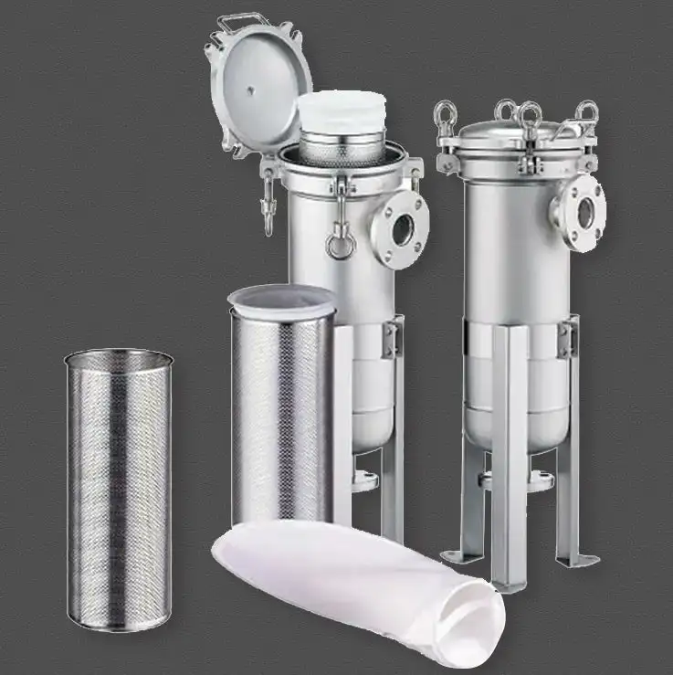 Industrial Filtration System Stainless Steel Multi Bag Filter House ...