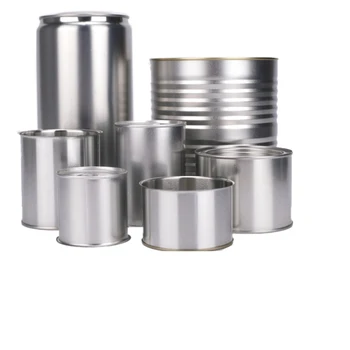 Custom Round Metal tins 1L-5L With Handle or Without Handle For Paint and Sauce and all kind Use