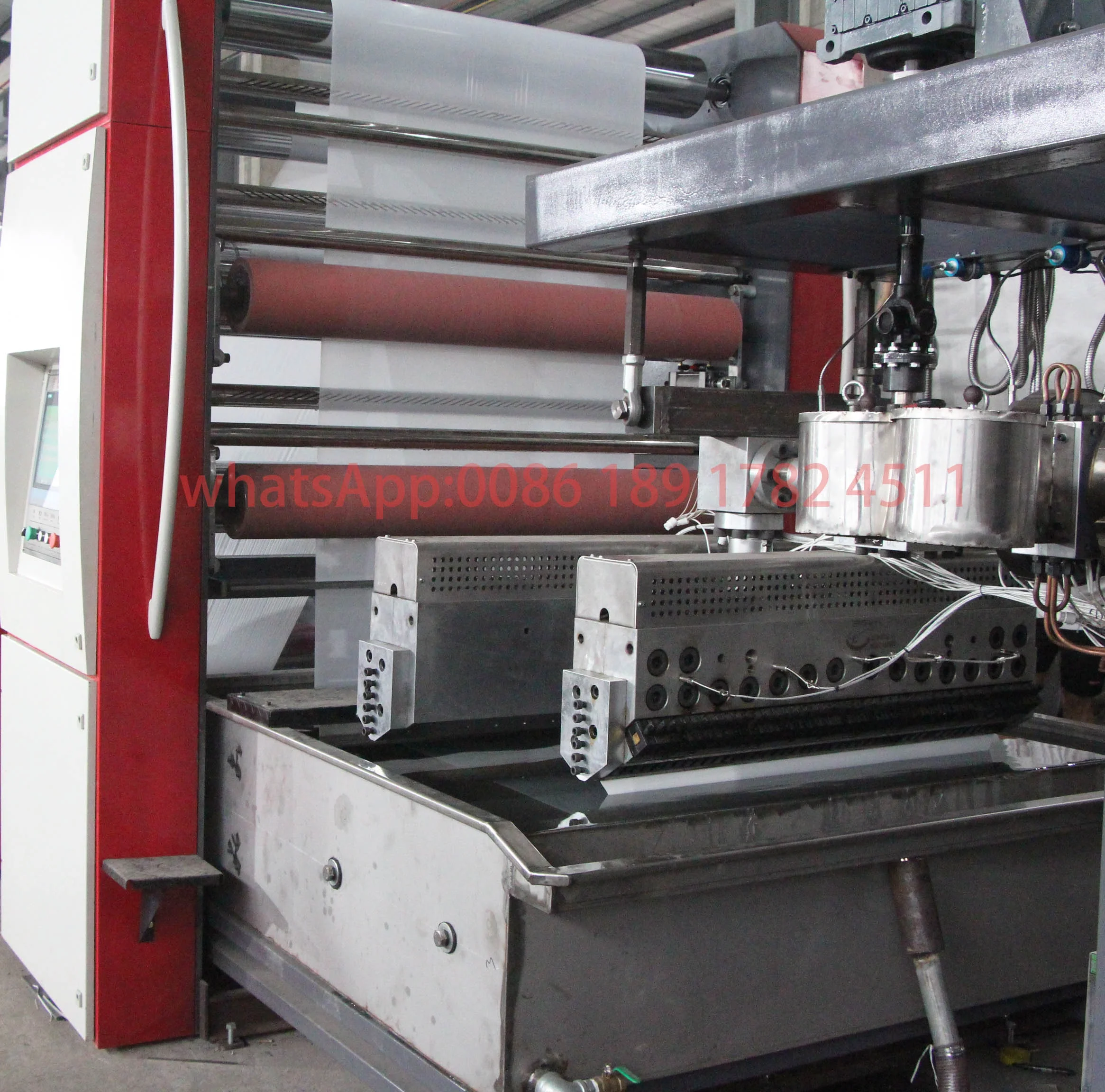 
 Линия ПП/ПЭ ленты-высокоскоростная машина для экструдирования плоской пряжи с намоточной машиной  