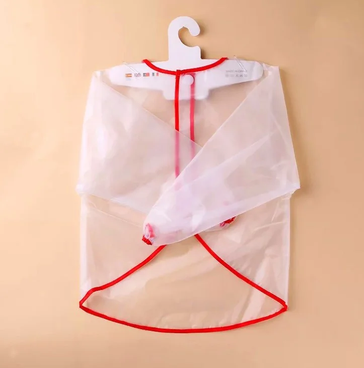 Panwenbo прозрачная художественная одежда с длинным рукавом для детского сада, детская одежда, Детский фартук, оптовая продажа