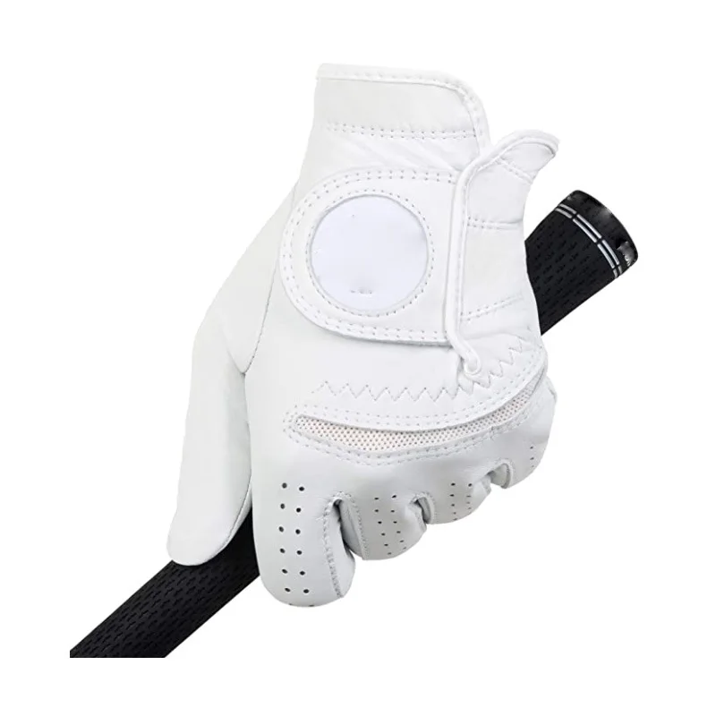 Мужская распродажа высокое качество 2024 оптовая продажа OEM кожаный материал перчатки для гольфа