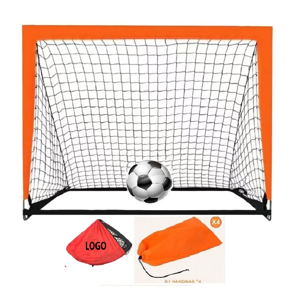 Factory Sale Portable Folding Removable Kids Soccer Goal Set Football Training Goal details