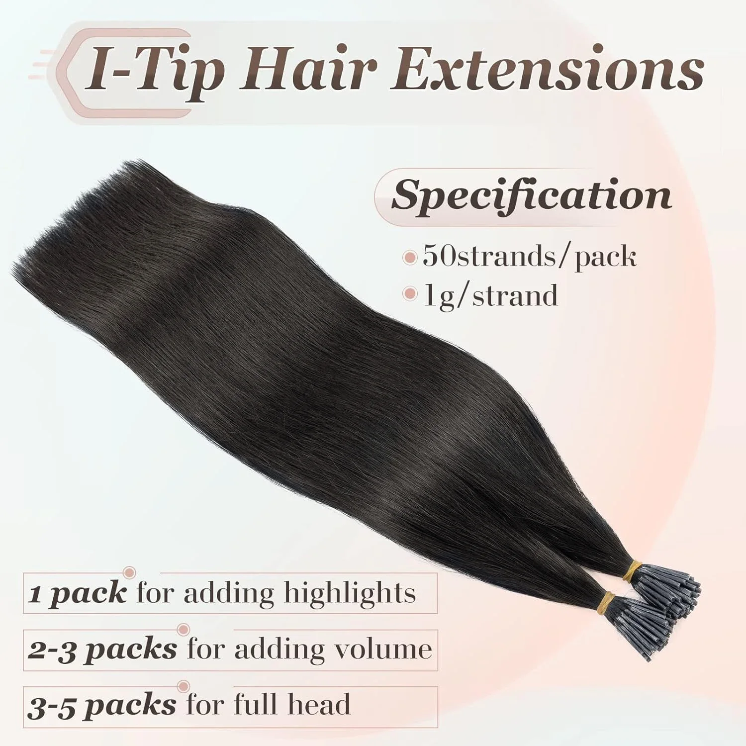 I-tip Echthaar Extensions Aus Echtem Haar Für Den Salon_voghion.com