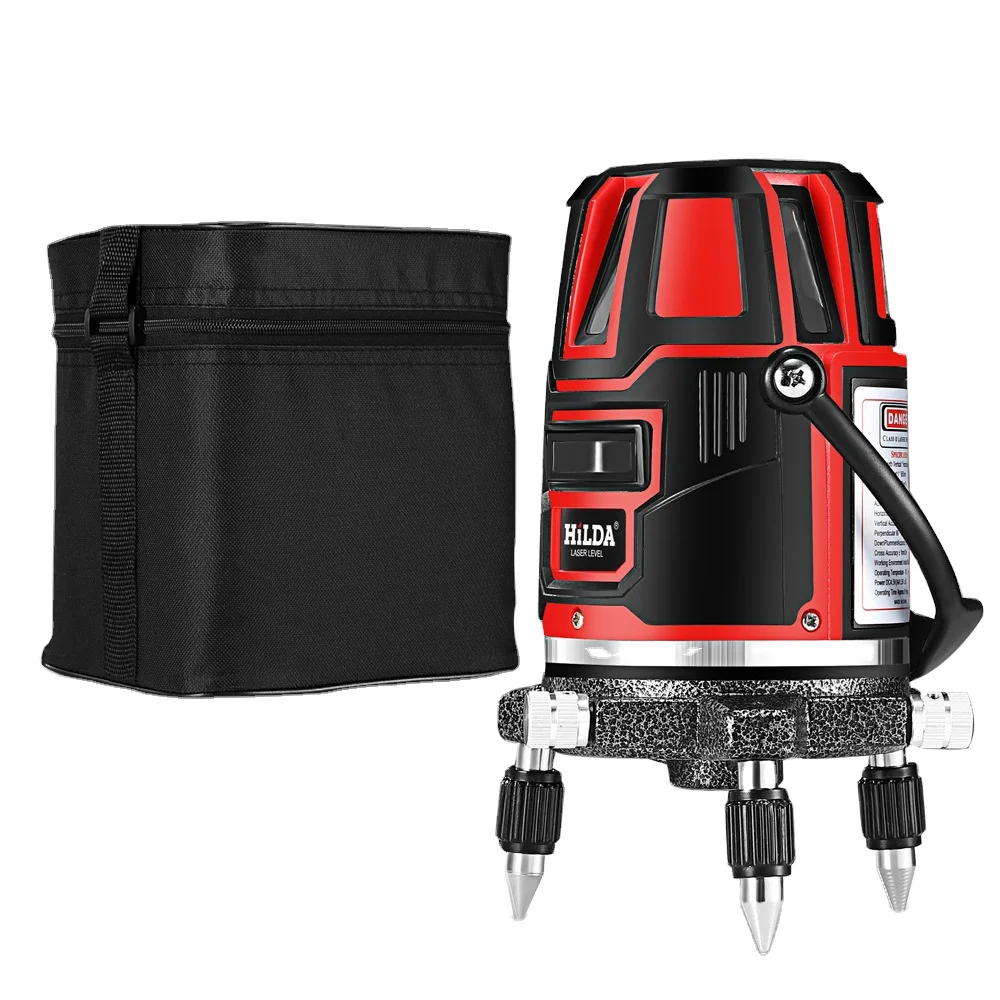 5 Lines Green 360 Self Leveling Floor Automatic Rotary Cross Laser Level