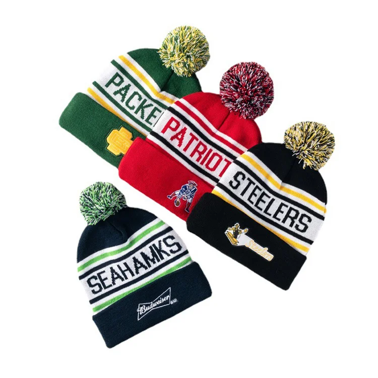 Winter Hat Knitted Tactical Fisherman Acrylic Knit Cap Winter Beanie