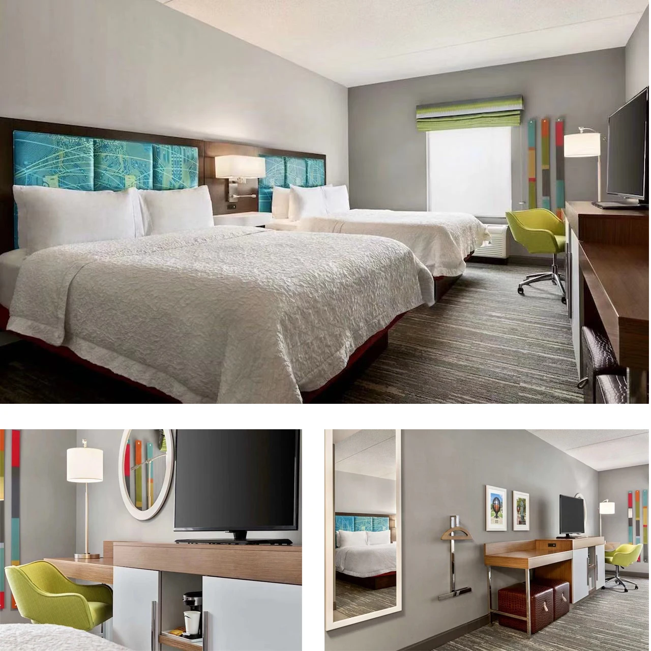 HP0120 производитель гостиничной мебели Hampton Inn современный дизайн столик для ванной комнаты под заказ Hotel