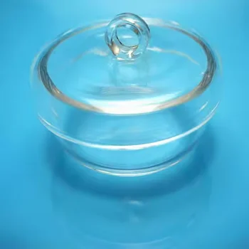 Customized Heat Resistance Transparent Fused Silica Quartz Glass Crucible With Lid for Laboratory Melting