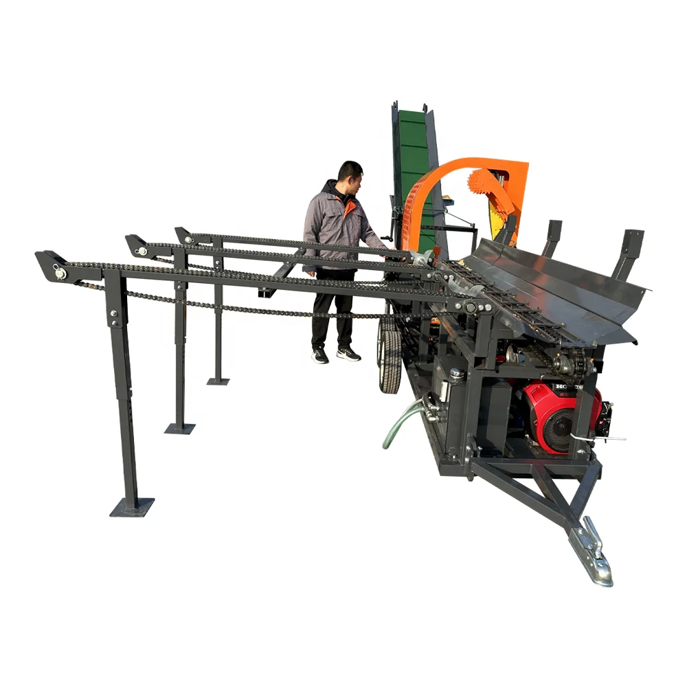 RIMA Chainsaw Firewood Processor with 30ton Hydraulic Power