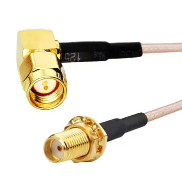 Low loss coaxial cable  RG316 BNC right angle  for Wireless Antenna